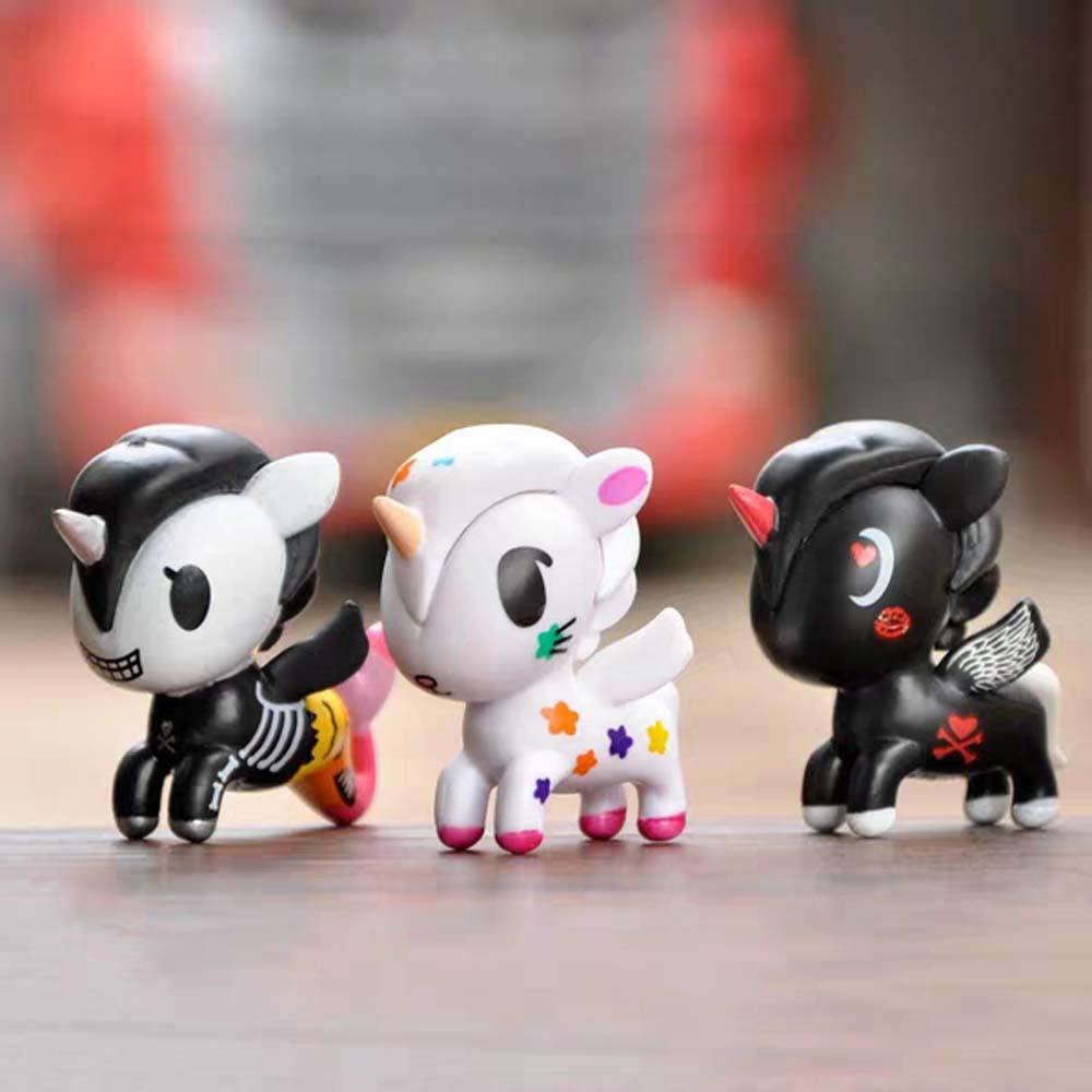 Needway  Unicorn Kuda Boneka Kartun Anak Dekorasi Rumah Hiasan Pony Anak Hadiah Bayi Menemani Mainan