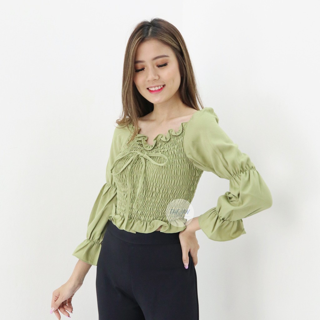 Mily puff top -Thejanclothes