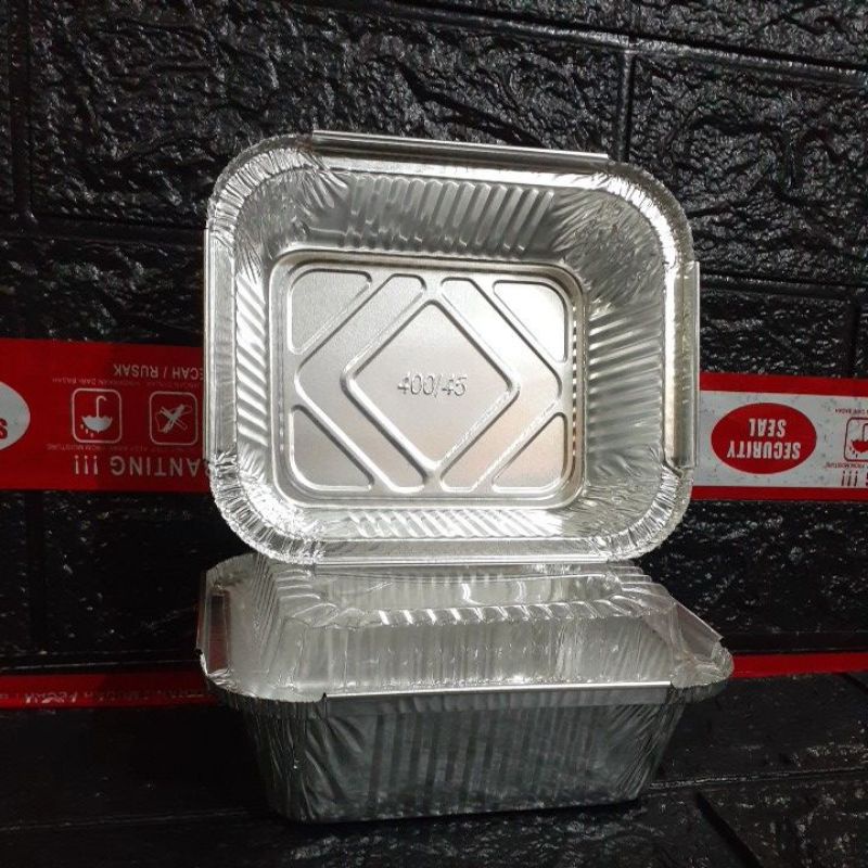 Cup alumunium foil/tempat macaroni schotel seri 400/45 plus tutup