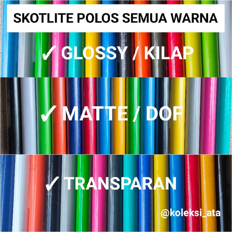 SKOTLITE POLOS SEMUA WARNA