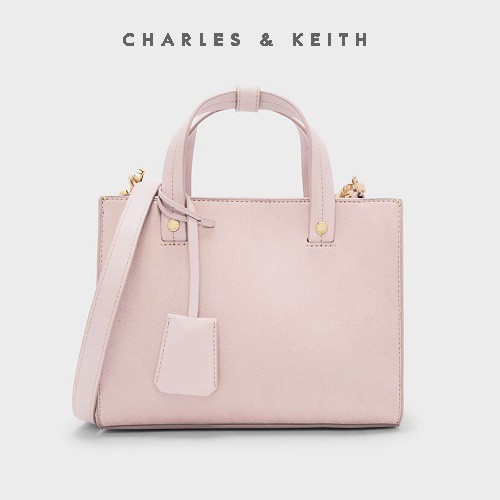 Charles & Keith Structured Top Handle Bag