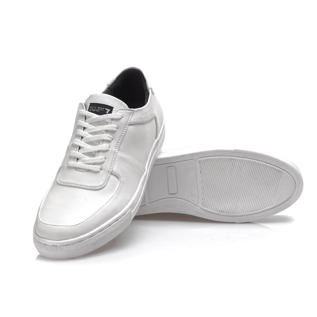 FAMO WHITE |Reyl x FORIND| Sepatu Putih Casual Sneakers Kasual Polos Original Pria Cowok Footwear