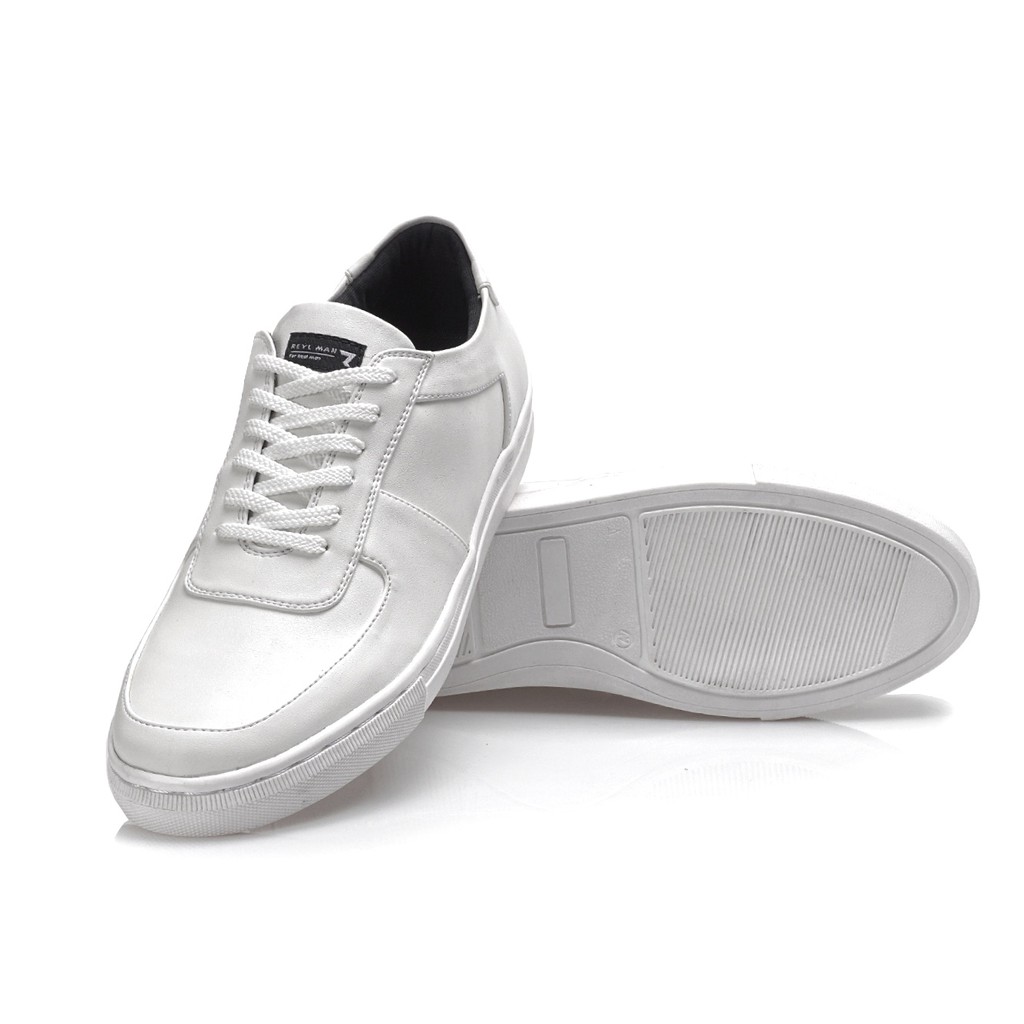 FAMO WHITE |Reyl x FORIND| Sepatu Putih Casual Sneakers Kasual Polos Original Pria Cowok Footwear