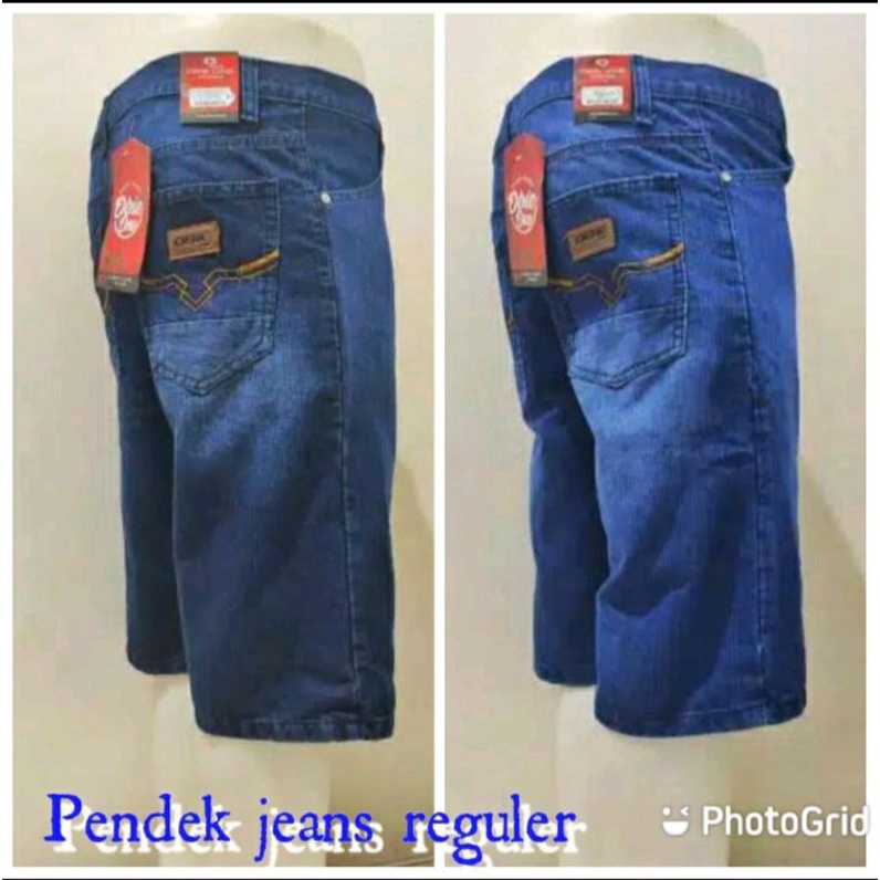 Jeans Jendek Pria Celana Denim Pendek Pria Terlaris Celana Jeans Standar Dibawah Lutut Celana Pendek Pria Celana Pendek Jeans Pria Reguler Bahan Tebal Bagus