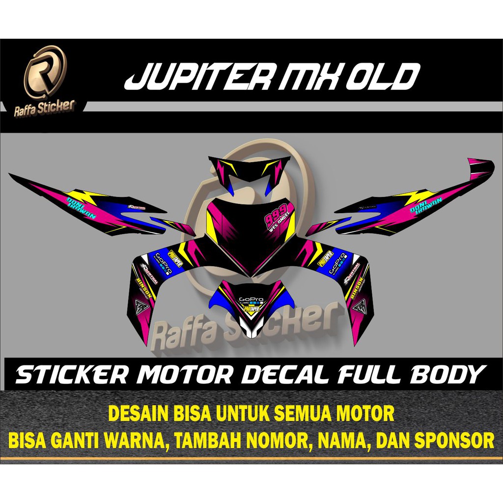 Decal sticker Jupiter Mx Old Racing