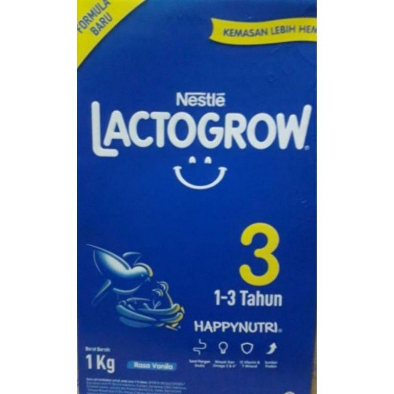 SUSU LACTOGROW 3 VANILA MADU 1kg