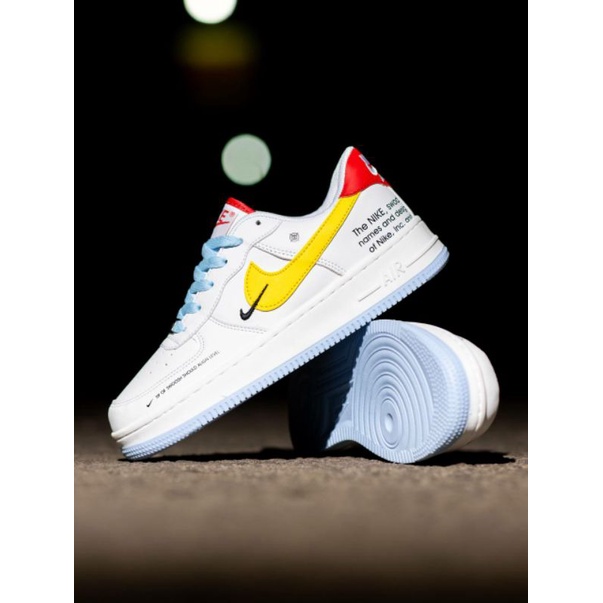 Nike force 1 starfish white multicolor