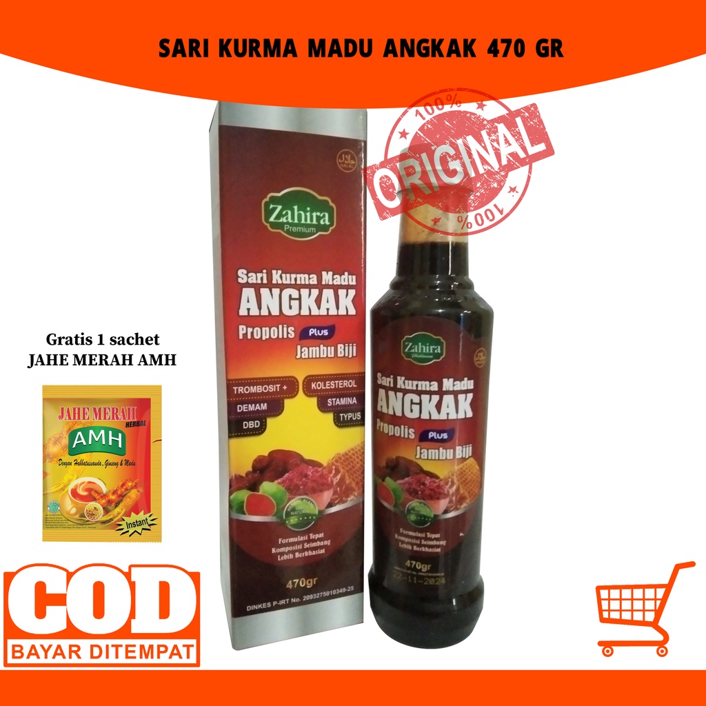 Sari Kurma Madu Angkak Propolis Plus Jambu Biji 470 gram