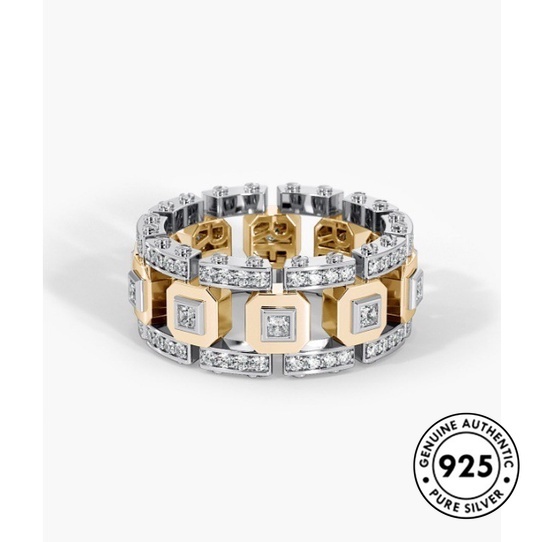 Cincin Kepribadian Kreatif Bahan S925 Sterling Silver