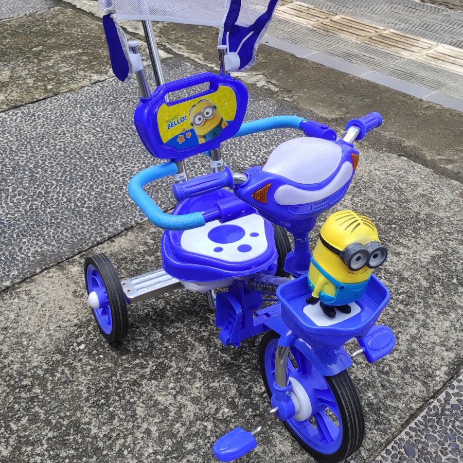 Sepeda Anak Roda Tiga Tricycle Nakami Minion