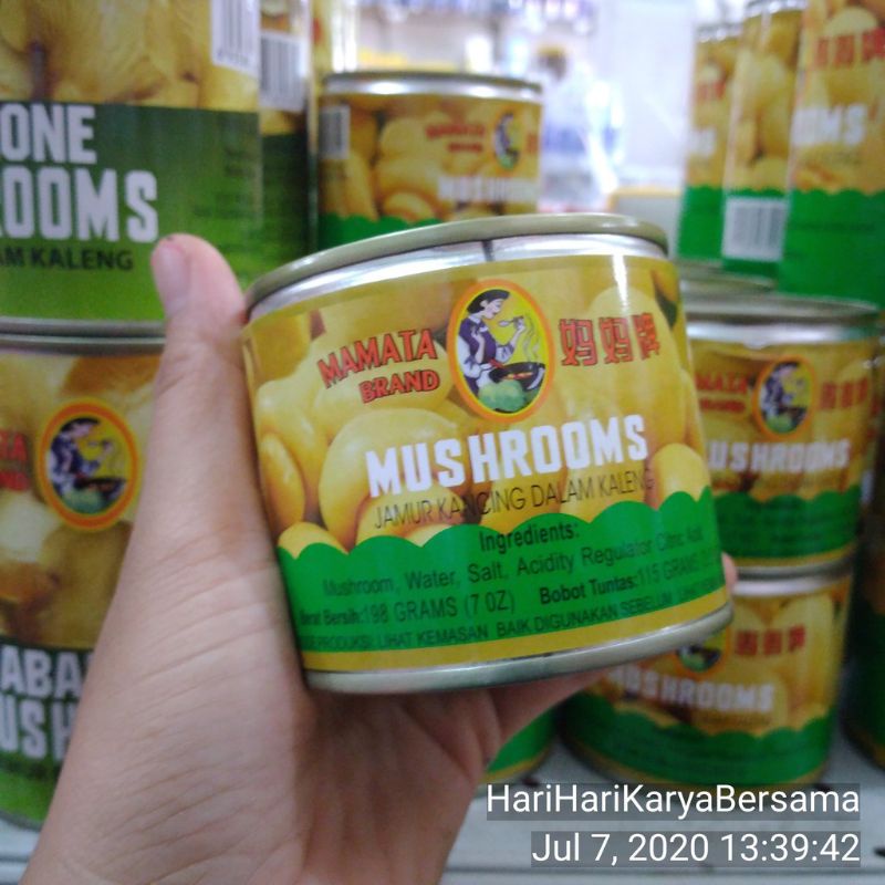 

MAMATA BRAND MUSHROOMS 198GR