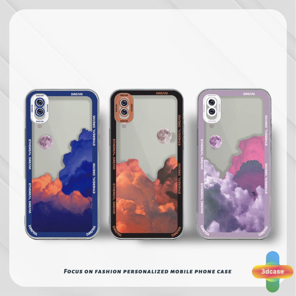 Case VIVO Y15S Y91C Y21 2021 Y21A Y21T Y12S Y12 Y20 Y30 Y21S Y20S Y12i Y01 Y91 Y30i Y93 Y95 Y15 Y17 Y50 Y53S Y51 2020 Y51A Y33T Y10 Y33S Y1S Y11 Y31 Y20i Y91i Y90 Y51S Y12A Y33 Y11S Y30G Y12G Y20A Y20G Y21E Ins Colorful Clouds Transparent Case