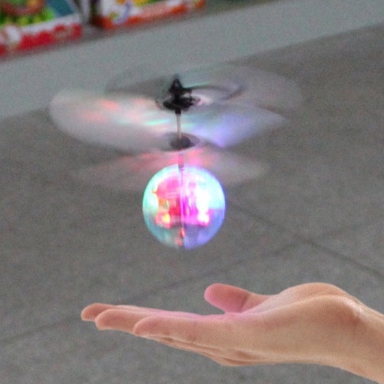 Bola Terbang Mainan seru Helikopter bola terbang kelap kelip warna warni Recharge USB Flying Ball Luminous Kid Flight Balls Electronic Infrared Induction Aircraft Remote Control Toys LED Light Mini Helicopter