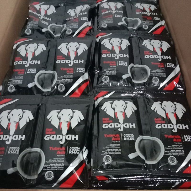 kopi gajah tubruk tanpa gula