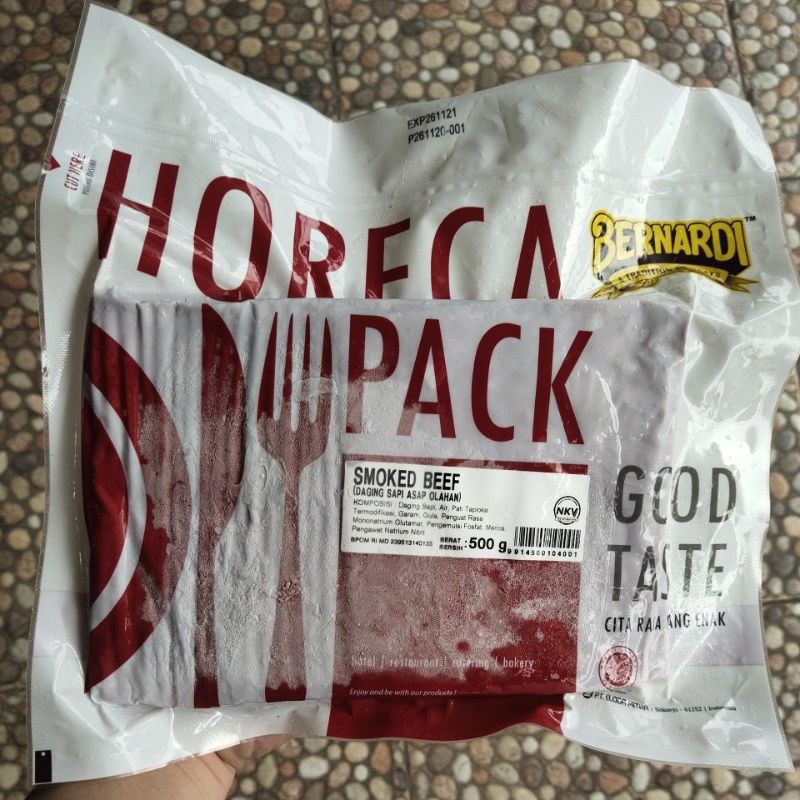 

BERNARDI SMOKED BEEF PETAK (HORECA PACK) 500GR