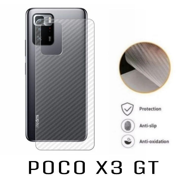 Skin Carbon Xiaomi Poco X3 GT Carbon Skin Protection Handphone