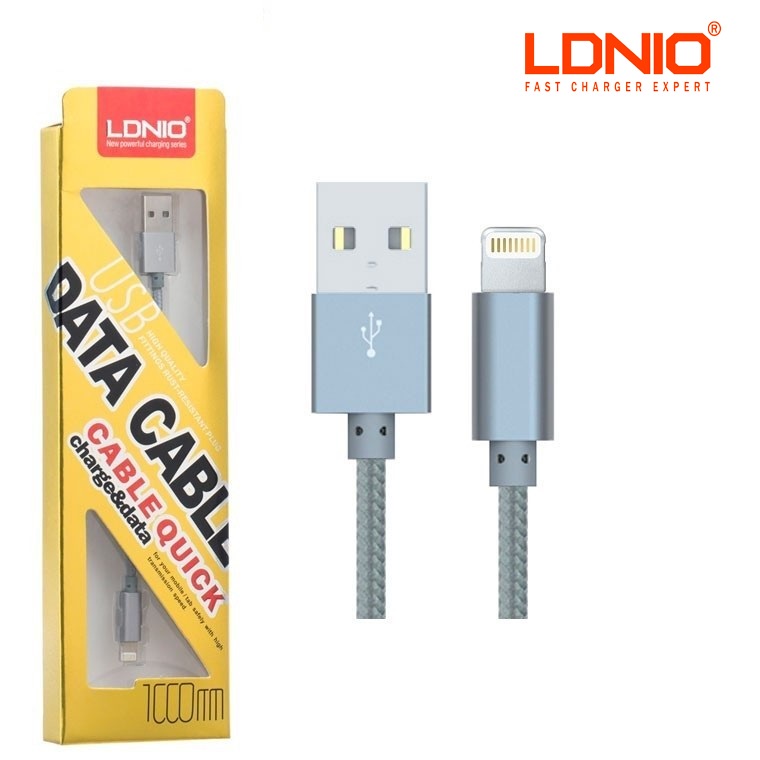 LDNIO LS08 kabel data iPhone USB lightning Gold Fast Charging