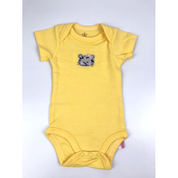 BABY K2 - Baby Bodysuit Tedmimak Isi 5 Pcs Motif Meow