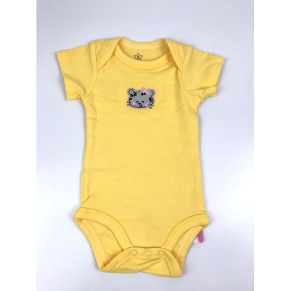 BABY K2 - Baby Bodysuit Tedmimak Isi 5 Pcs Motif Meow