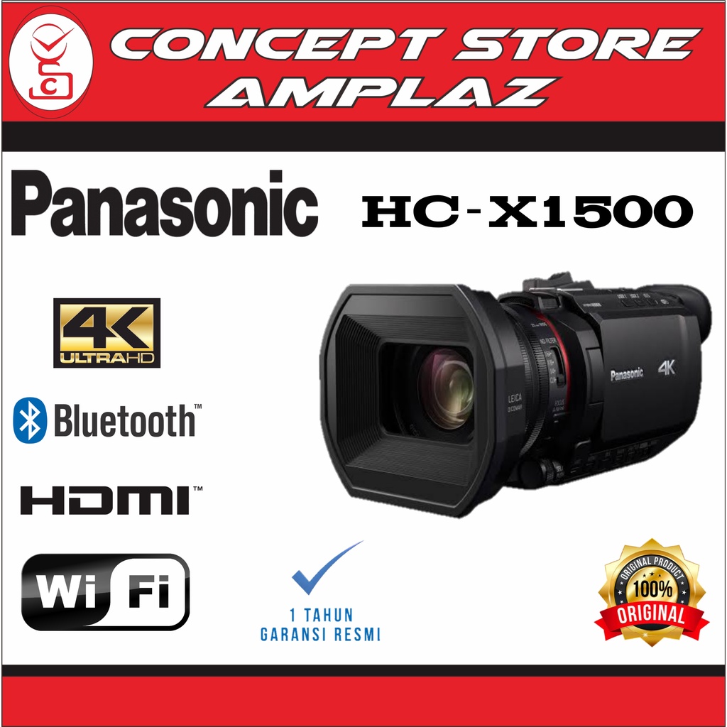 PANASONIC HC-X1500 UHD 4K HDMI PRO . CAMCORDER PANASONIC HC-X1500 4K