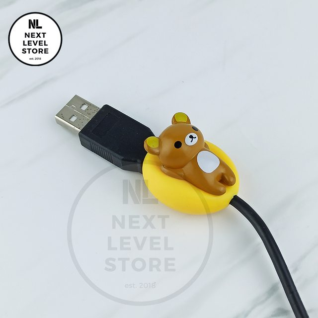 Rilakkuma Series Cable Bite Pelindung Kabel Protection