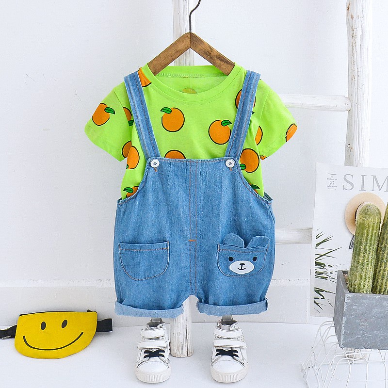 HappyOliver ANSOP 3D O BEAR EBV Baju Anak Laki Laki Perempuan Import Model Jumpsuit Overal