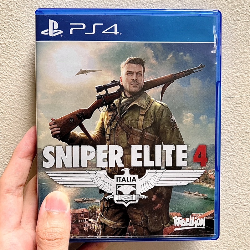Sniper Elite 4 Ps4 Ps5 Game Original sony Playstation Sniperelite Game perang Italy itali italia ita