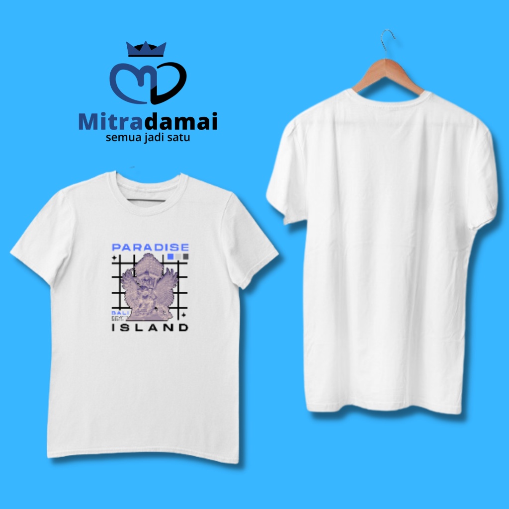 BAJU KAOS DISTRO LAKI-LAKI KEKINIAN PREMIUM TEMA BALI - MITRADAMAI