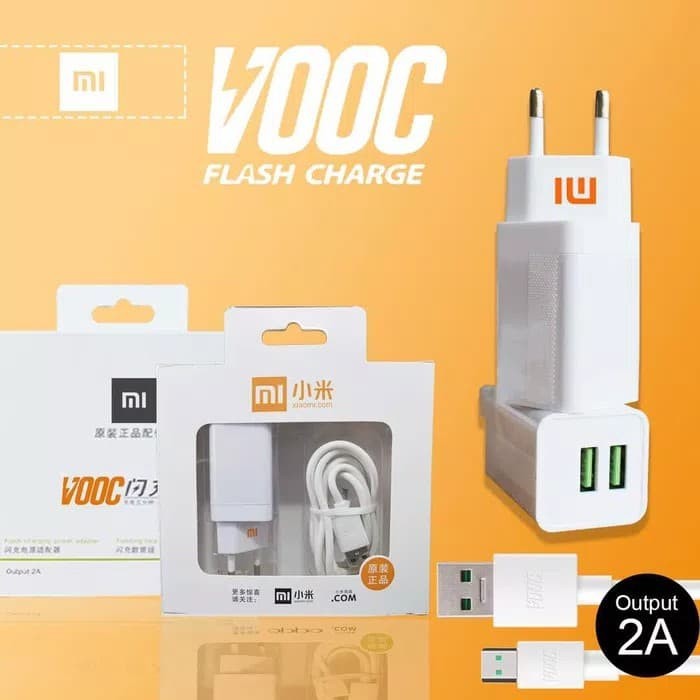 Charger VOOC Fast Charging Adaptor 2A Dual Port Usb - SC