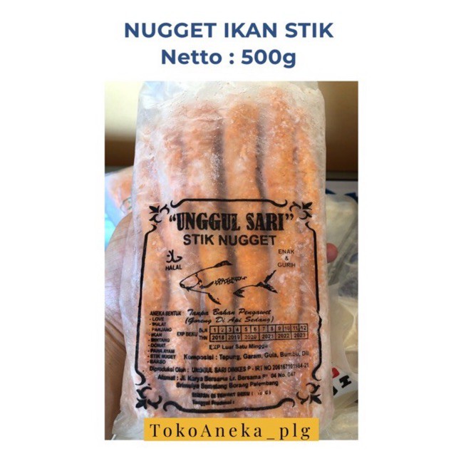 

Nugget Ikan Stik Unggul Sari - 500g