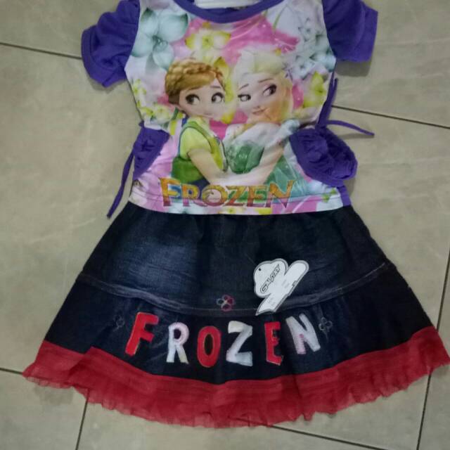 Atasan + rok frozen