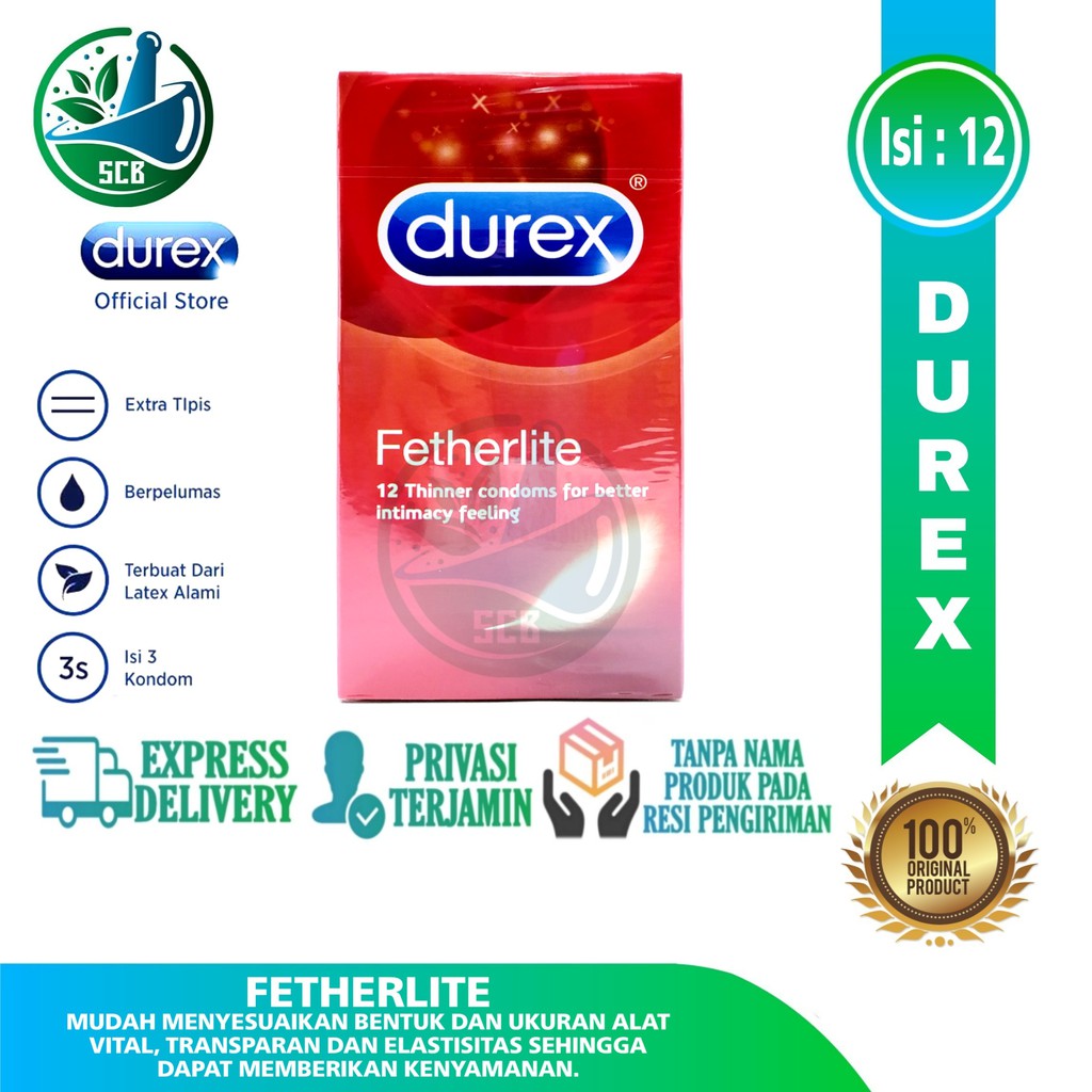 Kondom Durex Fetherlite Isi 12 Pcs