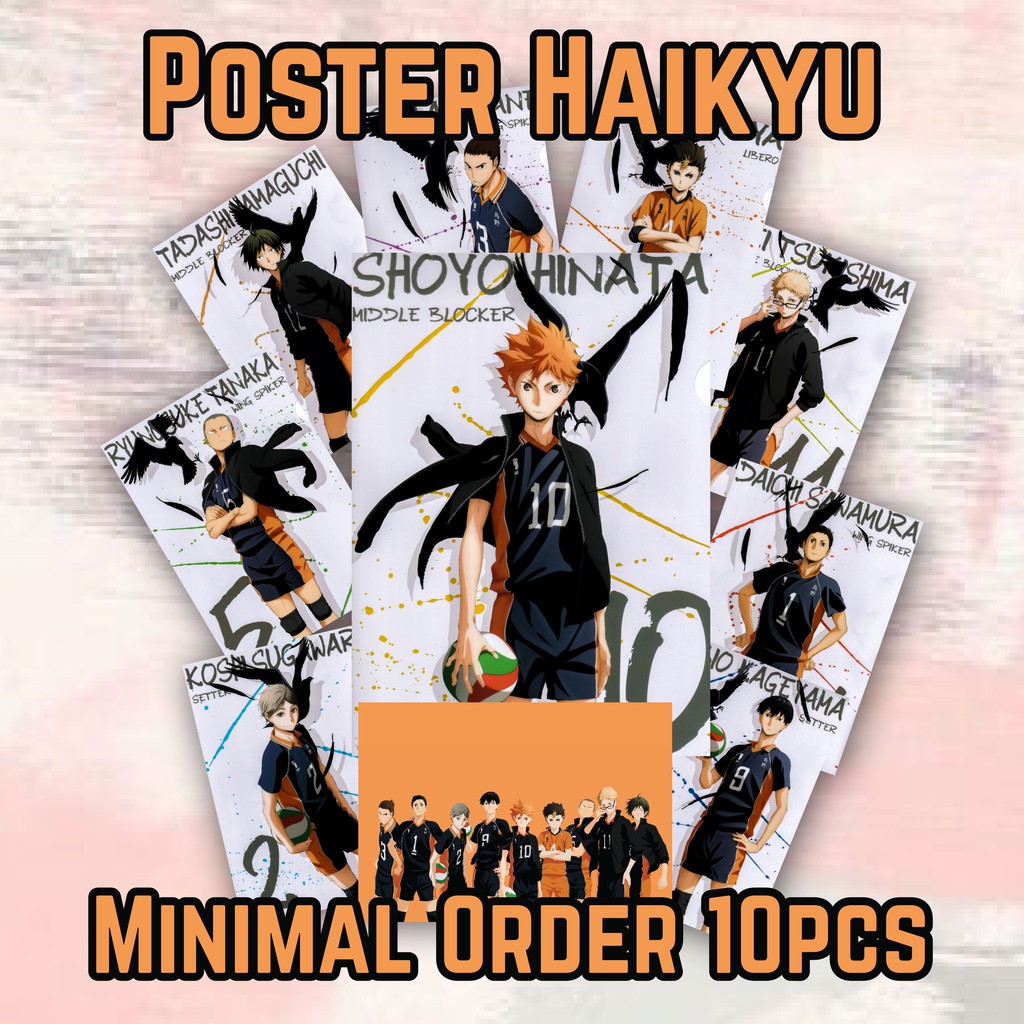 [WAJIB BELI 10] Poster Haikyu Bisa Custom