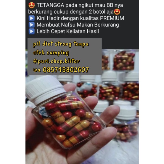 KJP PREMIUM PIL DIET STRONG TANPA EFEK SAMPING