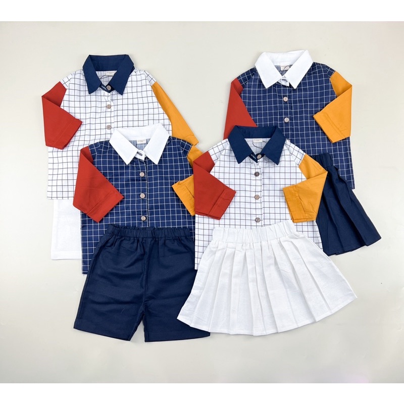 Heyminime KATE &amp; WILL Couple Set 1-4y | Setelan Anak