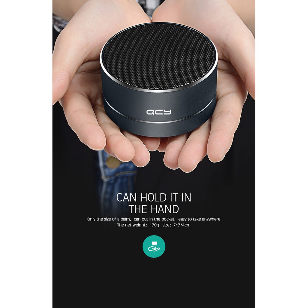 PROMO.. QCY A10 Mini Portable Wireless Bluetooth Speaker   Support TF Card