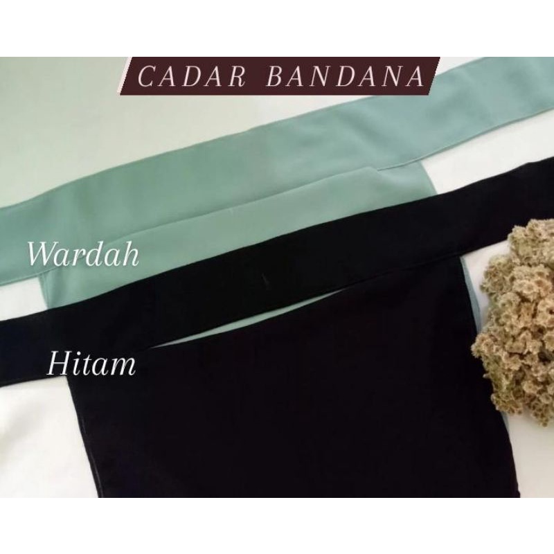 NIQOB NIQAB CADAR BANDANA MURAH CERUTY BABY DOLL 2LAYER TANPA JAHIT MATA BISA COD