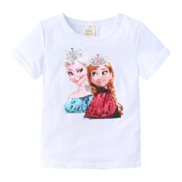 Baju LED Anak Cewe Baju Lampu Menyala Perempuan Frozen Import