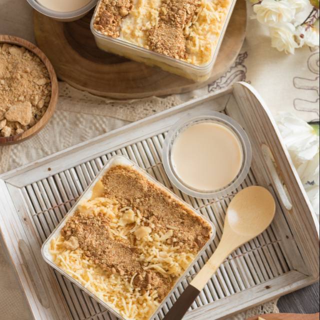 Milk Bath Cake Dessert Box (ENAK BANGET) Birthday Cake hampers lebaran idul fitri