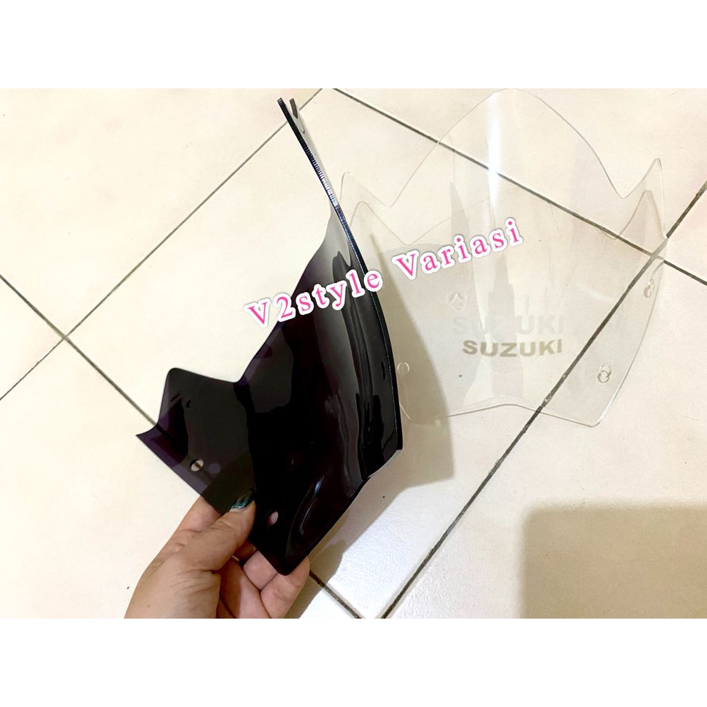 VISOR FU NEW 2014 2015 WINDSHIELD SUZUKI SATRIA FU RYBEN BENING KACA DEPAN FU FACELITE 2014 2015 ACRILIC KACA ANGIN TEBAL SATRIA FU LAMA SATRIA FU BARU