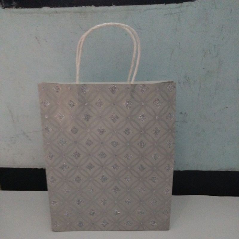 

taskertas laminasi batik silver wajik UK 25*30*9