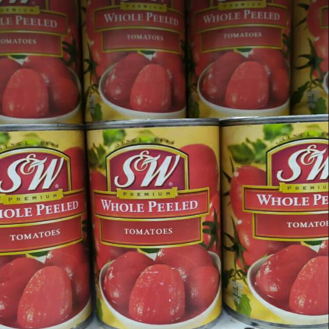 

S&W whole peeled tomatoes 411g