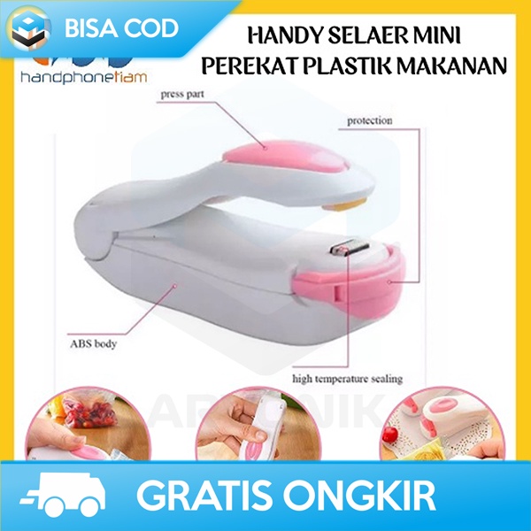 MINI HEAT HAND SEALER PEREKAT PLASTIK KECIL MACHINE PORTABLE ORIGINAL