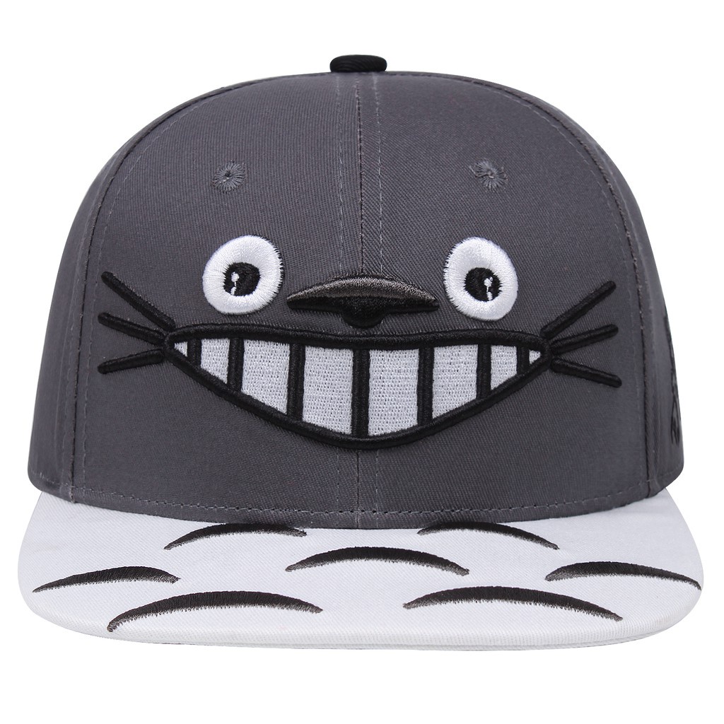 Topi Baseball Motif Bordir Anime My Neighbor Totoro Gaya Hip Hop Untuk Unisex