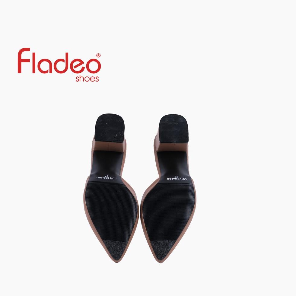 Fladeo C21/LDH356-2ED/Sepatu Slop Tali Hak Wanita [ Strap Ankle Mules Heels Shoes ] –SUS.10Jn22ғ