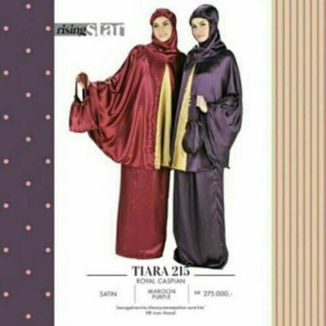 MUKENA TATUIS ROYAL CASPIAN TIARA 215 PURPLE MEWAH SATIN MURAH DISKON
TOKOTUKU TOKOTUKU.ID
