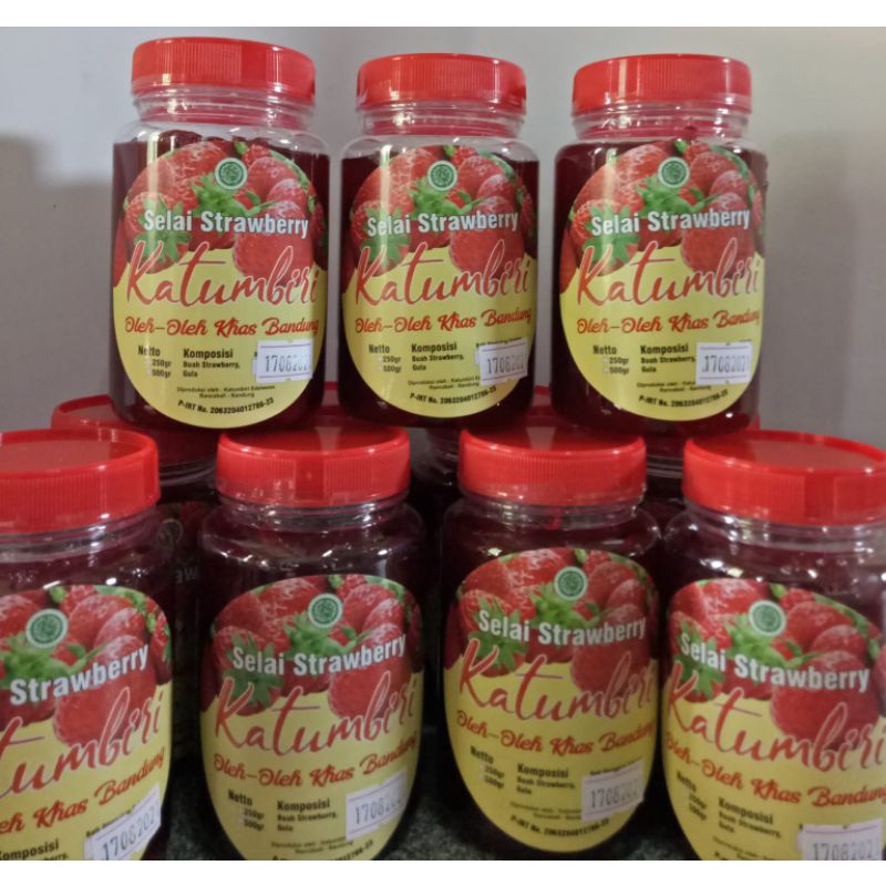 

Selai strawberry oleh oleh khas ciwidey