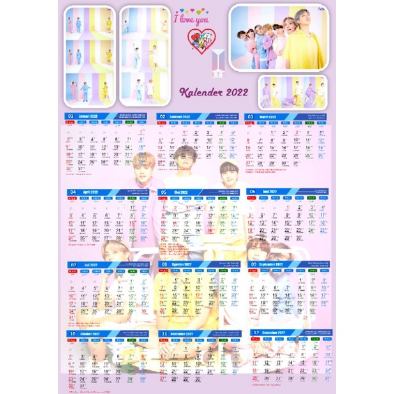 

KALENDER DINDING 2022 K-POP