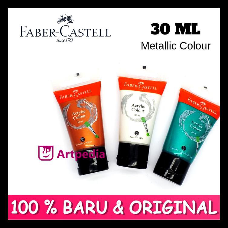 

Faber Castell Acrylic Metallic Colour 30 Ml - Cat Akrilik Terlaris