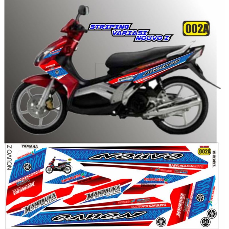 (BISA COD) Striping nouvo z stiker nouvo Mandalika lis nouvo mx custom Thailand Thailook babylook